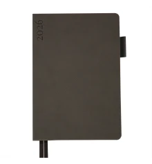 Ежедневник А5 Leo Planner датированный 2026 "Binario", мягкий, графит, 368 страниц купить в интернет магазине подарков ПраздникШоп