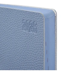 Ежедневник А5 Leo Planner датированный 2026 "Vitto", мягкий, голубой, 368 страниц купить в интернет магазине подарков ПраздникШоп