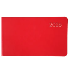 Еженедельник 10х17 см Leo Planner датированный 2026 "Glory", мягкий, красный, 128 страниц купить в интернет магазине подарков ПраздникШоп