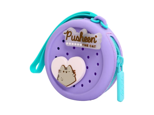Кошелек силиконовый круглый Yes Pusheen Summer WS-2 купить в интернет магазине подарков ПраздникШоп