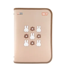Папка факультативная Yes Miffy А4 пластиковая на молнии с внутр карманом купить в интернет магазине подарков ПраздникШоп