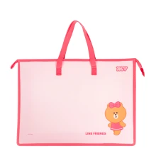 Папка портфель Yes Line Friends А3 с тканевыми ручками купить в интернет магазине подарков ПраздникШоп