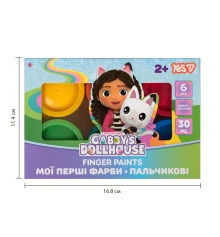 Краски пальчиковые Yes Gabby Dollhouse купить в интернет магазине подарков ПраздникШоп