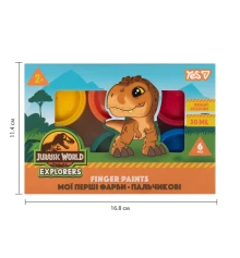 Краски пальчиковые Yes Jurassic World Kids купить в интернет магазине подарков ПраздникШоп