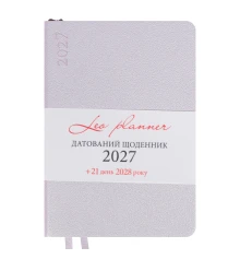 Ежедневник Leo Planner Binario A5 датированный 2027 мягкий лиловый хамелеон 368 страниц купить в интернет магазине подарков ПраздникШоп