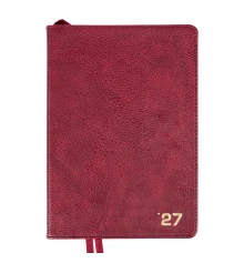 Ежедневник Leo Planner Prime A5 датированный 2027 интегральный бордовый 368 страниц купить в интернет магазине подарков ПраздникШоп