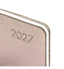 Еженедельник Leo Planner Glory 10х17 см датированный 2027 мягкий темно-серый металлик 128 страниц купить в интернет магазине подарков ПраздникШоп