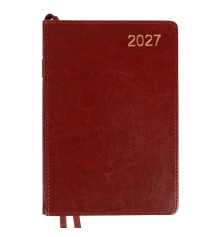 Ежедневник Leo Planner City А5 датированный 2027 твердый коричневый 368 страниц купить в интернет магазине подарков ПраздникШоп