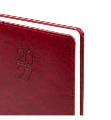 Ежедневник Leo Planner Vector А5 датированный 2027 твердый бордовый 368 страниц купить в интернет магазине подарков ПраздникШоп