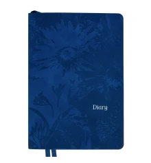 Ежедневник Leo Planner Fiore А5 недатированный мягкий синий 320 страниц купить в интернет магазине подарков ПраздникШоп