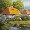 Алмазна мозаїка SANTI Хутір 40*40см на підрамнику
