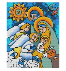 Алмазная мозаика SANTI Рождество 40*50см на подрамнике ©mosyakart купить в интернет магазине подарков ПраздникШоп