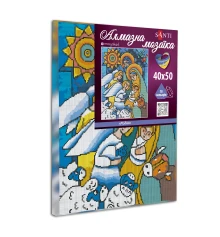 Алмазная мозаика SANTI Рождество 40*50см на подрамнике ©mosyakart купить в интернет магазине подарков ПраздникШоп