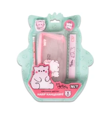 Набор канцелярии ТМ Yes Pembe the Cat and a rosy mood 5 предметов купить в интернет магазине подарков ПраздникШоп