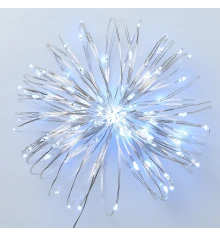 Электрогирлянда Yes! Fun Нить на медной проволоке 100 LED холодно-белая 10 м статич USB купить в интернет магазине подарков ПраздникШоп