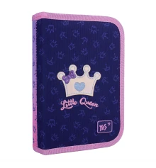 Пенал твердый одинарный с клапаном Yes Little Queen HP-03 купить в интернет магазине подарков ПраздникШоп