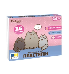 Пластилин Yes Pusheen 16 цветов 320 г купить в интернет магазине подарков ПраздникШоп