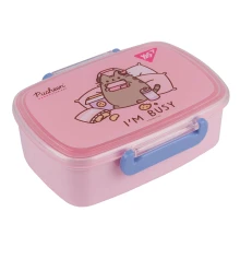Ланч-бокс Yes Pusheen 750 мл розовый купить в интернет магазине подарков ПраздникШоп