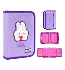 Пенал твердый Yes одинарный с двумя клапанами Cute Bunny HP-04 купить в интернет магазине подарков ПраздникШоп
