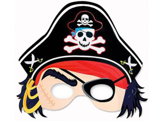 Полумаска пират купить в интернет магазине подарков ПраздникШоп