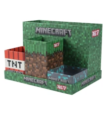 Набор органайзеров настольных Yes Minecraft 5 предметов, картон купить в интернет магазине подарков ПраздникШоп