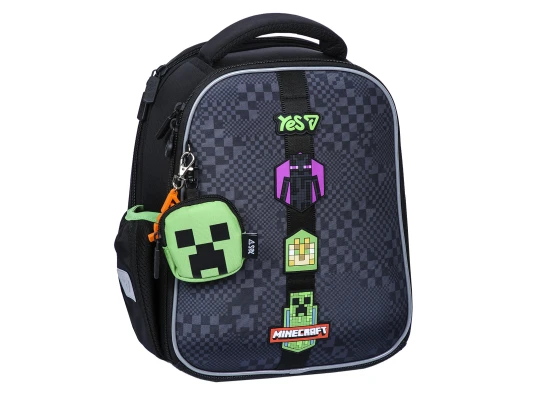 Рюкзак школьный каркасный Yes Minecraft Adventure H-100S купить в интернет магазине подарков ПраздникШоп