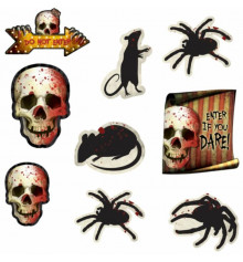 Баннер набор "Карнавал Halloween" 12шт купить в интернет магазине подарков ПраздникШоп