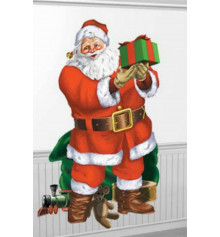 Декорация Санта с подарками 165x85см купить в интернет магазине подарков ПраздникШоп