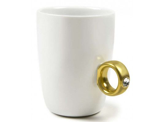 Чашка "Кольцо с  бриллиантом" купить в интернет магазине подарков ПраздникШоп