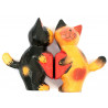 Статуетка "Кішки пара з серцем"