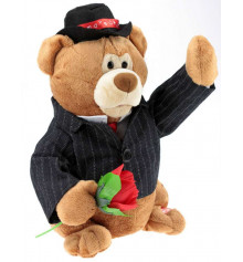 Медведь с цветочком "выйду на улицу" купить в интернет магазине подарков ПраздникШоп