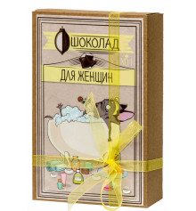 Шоколадний набір (мопс) "Для жінок" купить в интернет магазине подарков ПраздникШоп