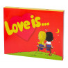Шоколадный мини-набор "Love is" с влюбленными