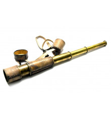 Подзорная труба в кожаном футляре (48 см) купить в интернет магазине подарков ПраздникШоп