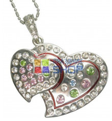 Флешка "Два сердца" (водонепроницаемая) купить в интернет магазине подарков ПраздникШоп