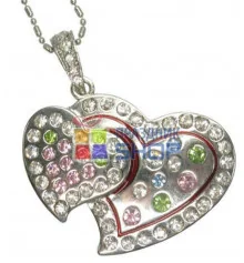 Флешка "Два серця" (водонепроникна) купить в интернет магазине подарков ПраздникШоп