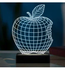 3D светильник "Яблоко" купить в интернет магазине подарков ПраздникШоп