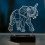 3D светильник "Слон" купить в интернет магазине подарков ПраздникШоп