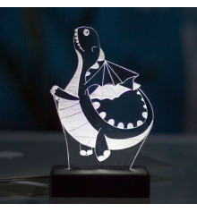 3D светильник "Дракон" купить в интернет магазине подарков ПраздникШоп
