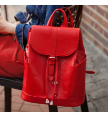 Кожаный рюкзак "Рубин" купить в интернет магазине подарков ПраздникШоп