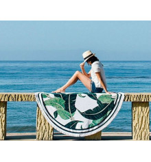 Пляжный коврик "Пальмовые листья" купить в интернет магазине подарков ПраздникШоп