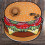 Пляжний килимок "Гамбургер" купить в интернет магазине подарков ПраздникШоп