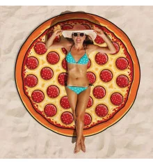 Пляжний килимок "Піца" купить в интернет магазине подарков ПраздникШоп