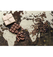 Скретч карта світу "My Map Chocolate Edition" купить в интернет магазине подарков ПраздникШоп