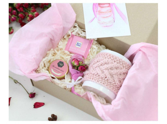 Подарочный набор «Pink» купить в интернет магазине подарков ПраздникШоп
