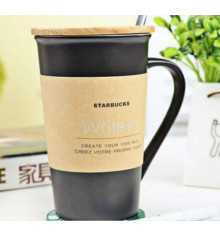 Керамічна Чашка "Starbucks" з маркером купить в интернет магазине подарков ПраздникШоп