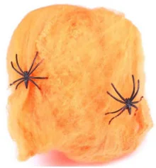 Павутина помаранчева з павуками купить в интернет магазине подарков ПраздникШоп