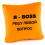 Подушка «Я - БОС», 4 кольори купить в интернет магазине подарков ПраздникШоп
