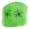 Паутина зеленая с двумя пауками, 20 гр