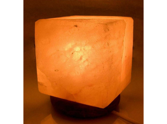 Соляная лампа "Куб" купить в интернет магазине подарков ПраздникШоп